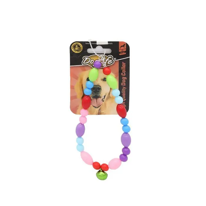 DOGLIFE BONCUKLU ZİLLİ KÖPEK BOYUN TASMASI 32CM 203217