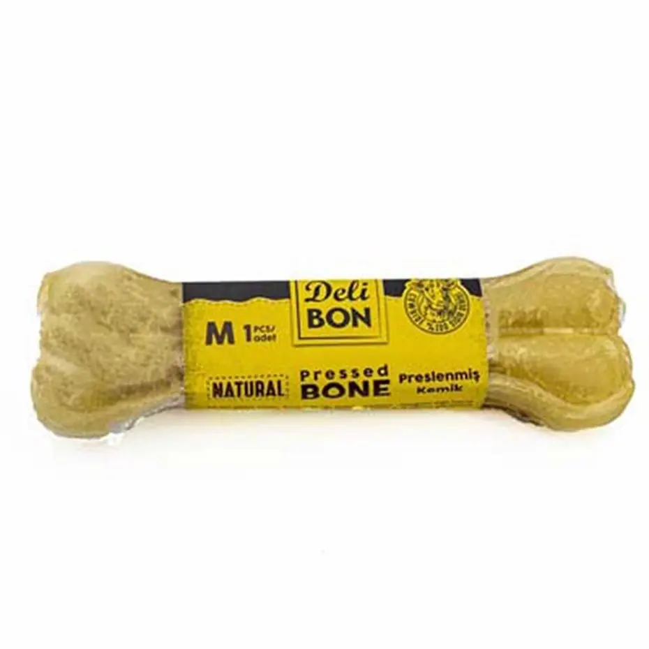 DELİBON NATUREL PRESS KEMİK KÖPEK ÖDÜLÜ 15 CM