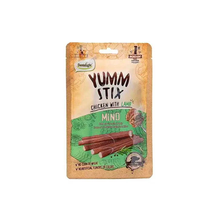 DENTALİGHT YUMM STİCK BODY TAVUKLU VE KUZULU KÖPEK ÖDÜL ÇUBUĞU 50 GR