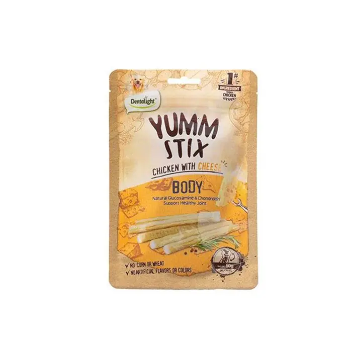 DENTALİGHT YUMM STİCK BODY TAVUKLU VE PEYNİRLİ KÖPEK ÖDÜL ÇUBUĞU 50 GR