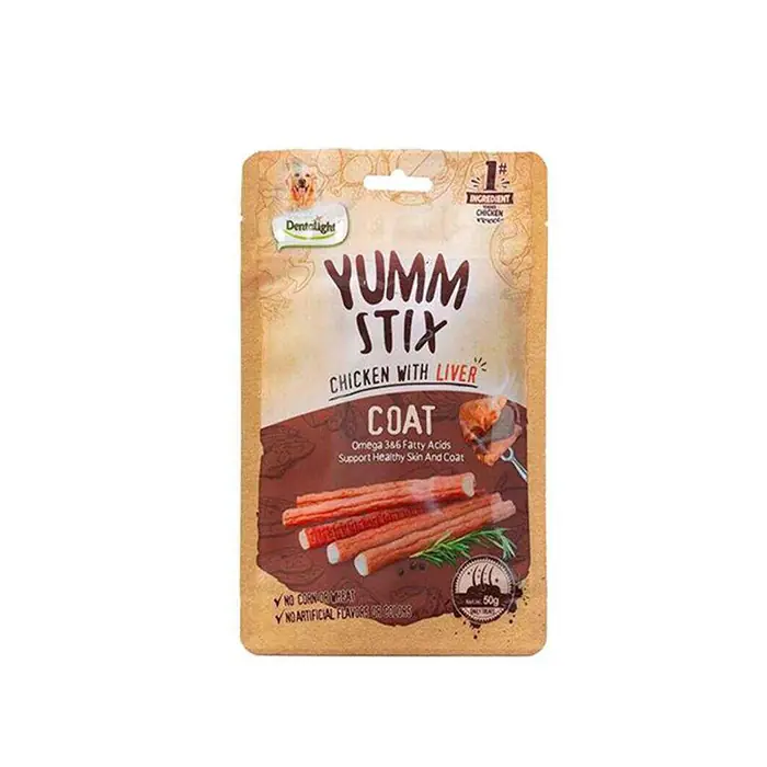 DENTALİGHT YUMM STİCK MİND TAVUKLU VE CİĞERLİ KÖPEK ÖDÜL ÇUBUĞU 50 GR