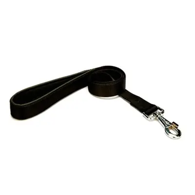 DOGGİE COMFORD SOFT DOKULU KÖPEK GEZDİRME KAYIŞI 2,5*90CM SİYAH