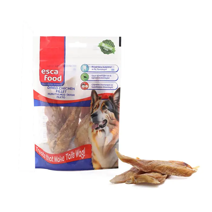 ESCA FOOD KURUTULMUŞ TAVUK FİLETO KÖPEK ÖDÜLÜ 80GR