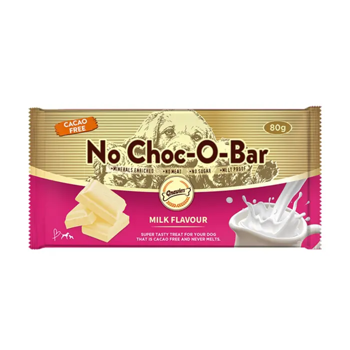 GNAWLERS NO CHOC-O-BAR SÜTLÜ KÖPEK ÇİKOLATASI 80 GR