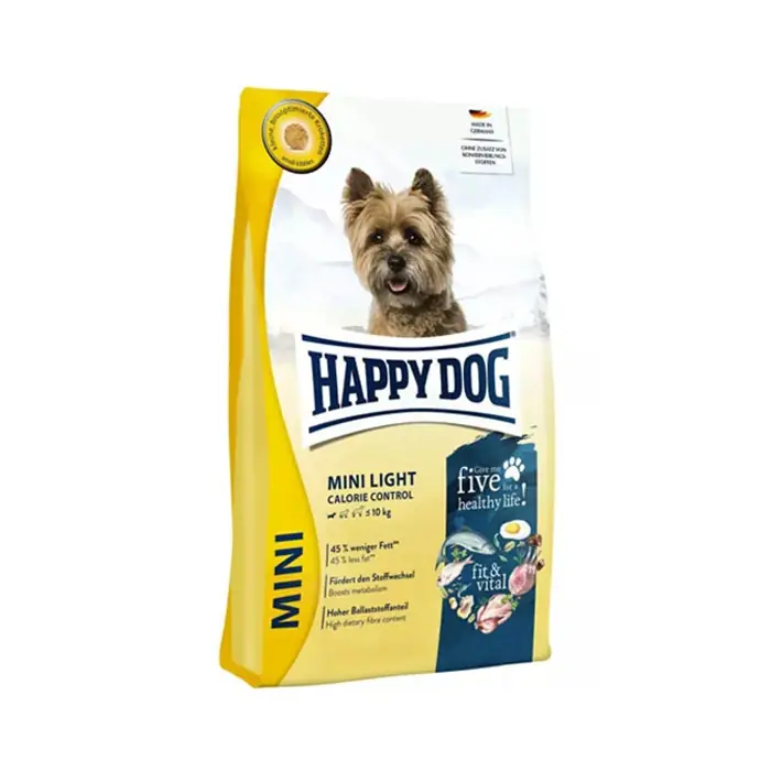 HAPPY DOG FİT VİTAL MİNİ LİGHT KALORİ KONTROLLÜ KÖPEK MAMASI 4 KG