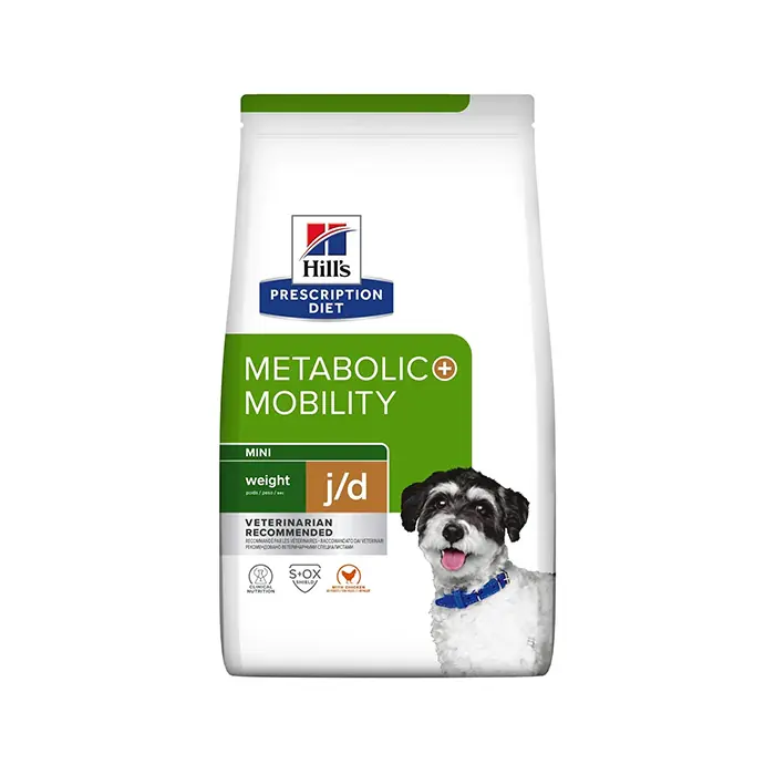 HİLL'S PRESCRİPTİON DİET METABOLİC MOBİLİTY MİNİ J/D TAVUKLU KÖPEK KURU MAMASI 6 KG