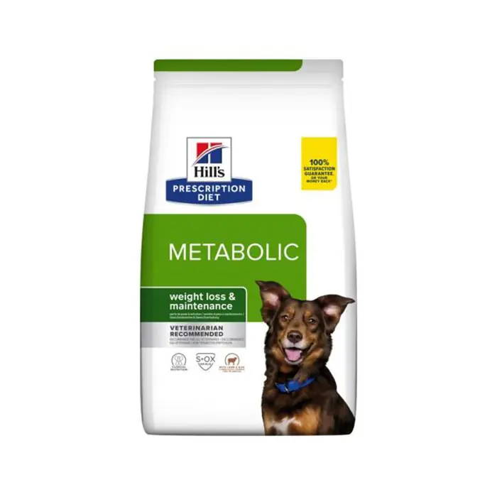 HİLLS PRESCRİPTİON DİET METABOLİC KUZULU VE PİRİNÇLİ KÖPEK MAMASI 1,5KG