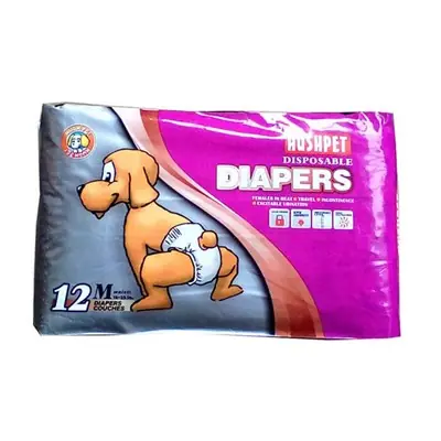 HUSHPET KÖPEK ÇİŞ PEDİ MEDİUM 12 ADET