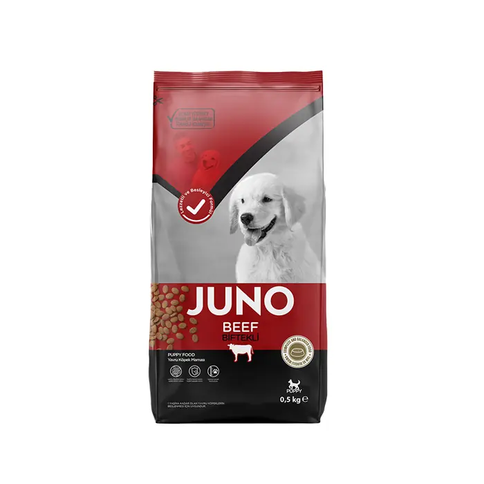 JUNO BİFTEKLİ YAVRU KÖPEK MAMASI 500GR