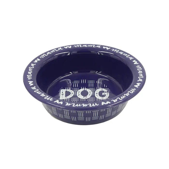 LEPUS SERAMİK KÖPEK MAMA KABI 520ML LACİVERT
