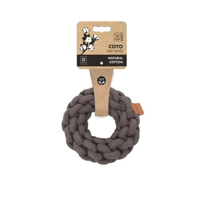 M-PETS COTO ÖRGÜ HALKA KÖPEK OYUNCAĞI 13CM