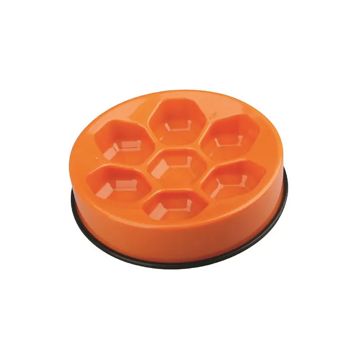 M-PETS CAVİTY YAVAŞ YEME MAMA KABI 1200ML TURUNCU