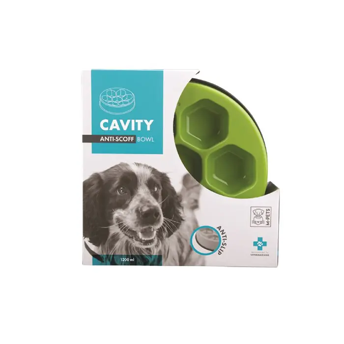 M-PETS CAVİTY YAVAŞ YEME MAMA KABI 1200ML YEŞİL