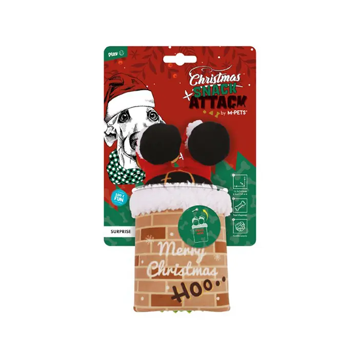 M-PETS CHRİSTMAS SURPRİSE SNACK ATTACK KÖPEK OYUNCAĞI