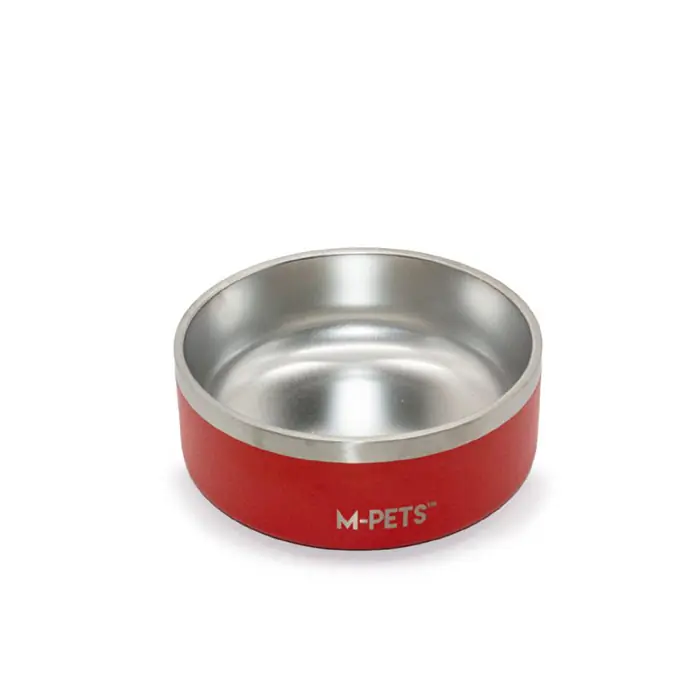 M-PETS ESKİMO ÇİFT CİDARLI MAMA KABI 2 LİTRE KIRMIZI