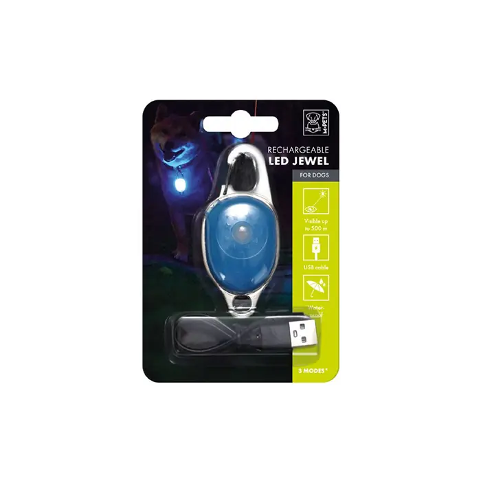M-PETS LED JEWEL GÜVENLİK IŞIĞI MAVİ