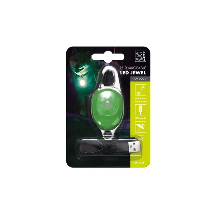 M-PETS LED JEWEL GÜVENLİK IŞIĞI YEŞİL