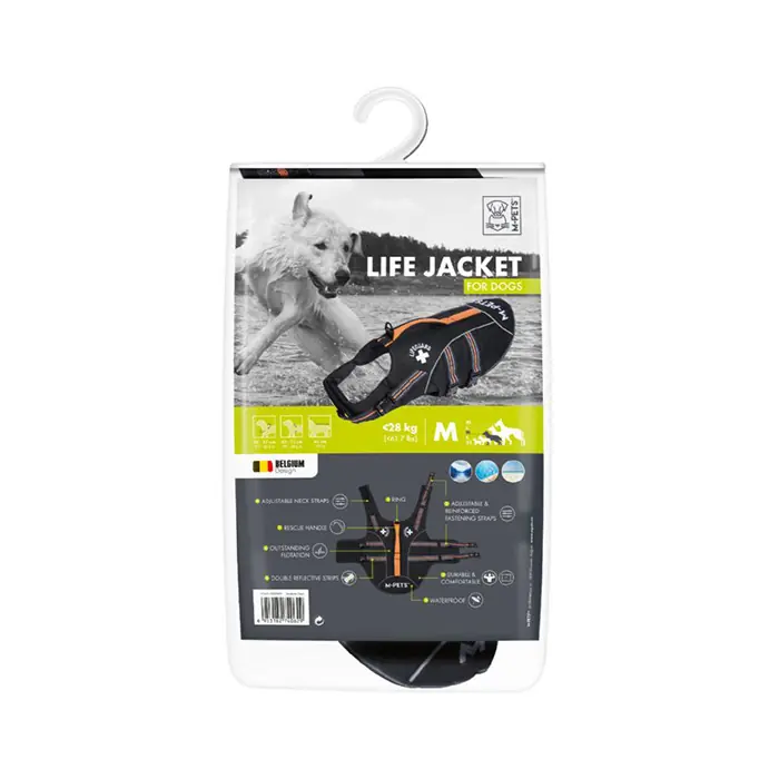 M-PETS LİFE JACKET PROFESYONEL KÖPEK CAN YELEĞİ MEDİUM