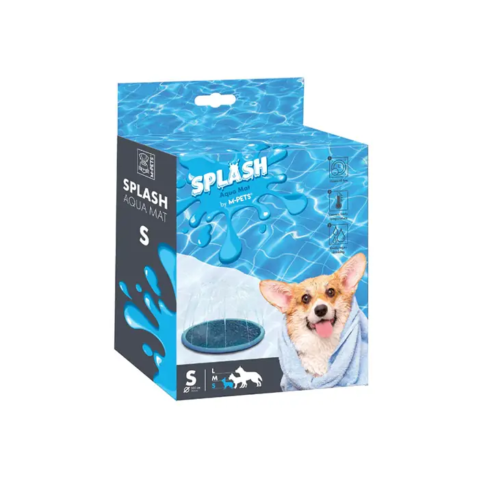 M-PETS SPLASH AQUA FISKİYELİ KÖPEK OYUN HAVUZU 100CM SMALL
