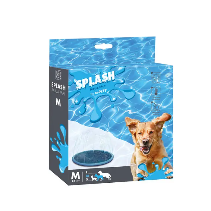 M-PETS SPLASH AQUA FISKİYELİ KÖPEK OYUN HAVUZU 150CM MEDİUM