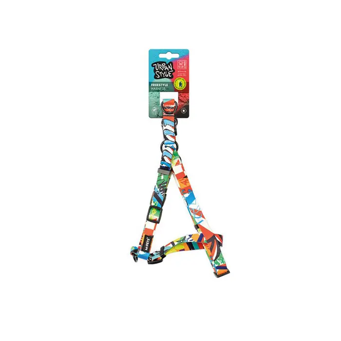 M-PETS URBAN STYLE FREESTYLE KÖPEK GÖĞÜS TASMASI MEDİUM