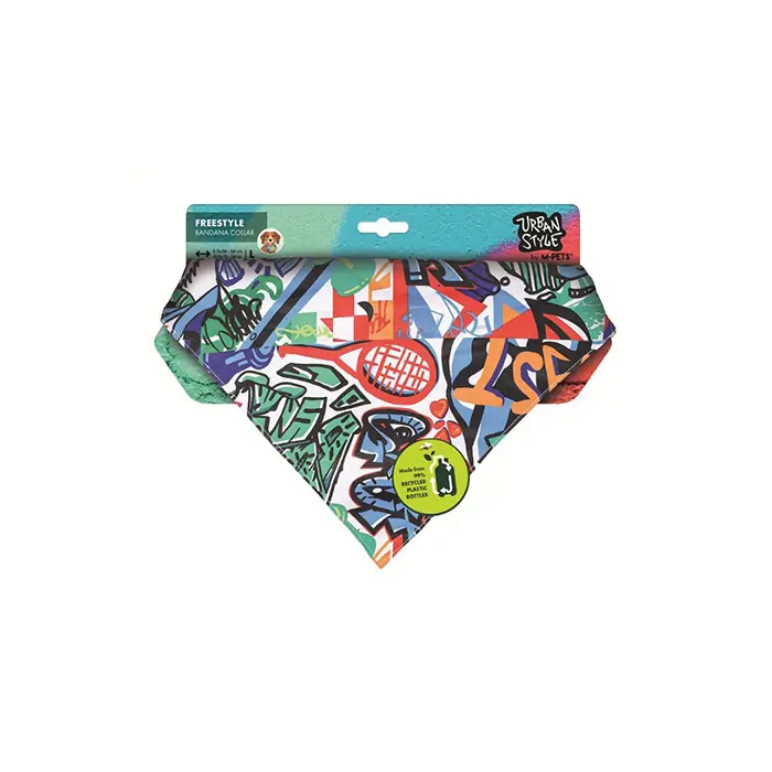 M-PETS URBAN STYLE KÖPEK BANDANA LARGE 26X38X66CM