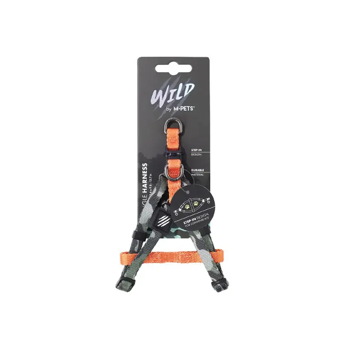 M-PETS WİLD JUNGLE HARNESS KÖPEK GÖĞÜS TASMASI SMALL