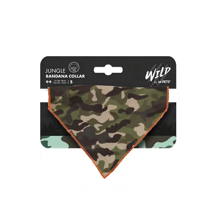 M-PETS WİLD JUNGLE KÖPEK BANDANA SMALL