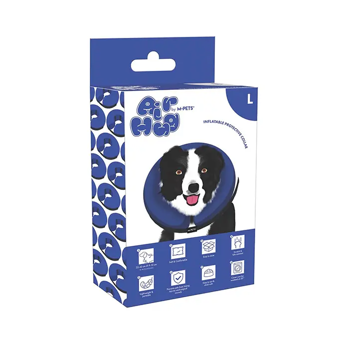 M-PETS AİR HUG ŞİŞİRİLEBİLİR KORUYUCU KÖPEK YAKA TASMASI LARGE