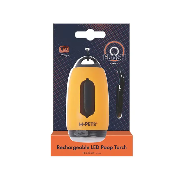 M-PETS FLASH LEDLİ DIŞKI POŞETİ KUTUSU
