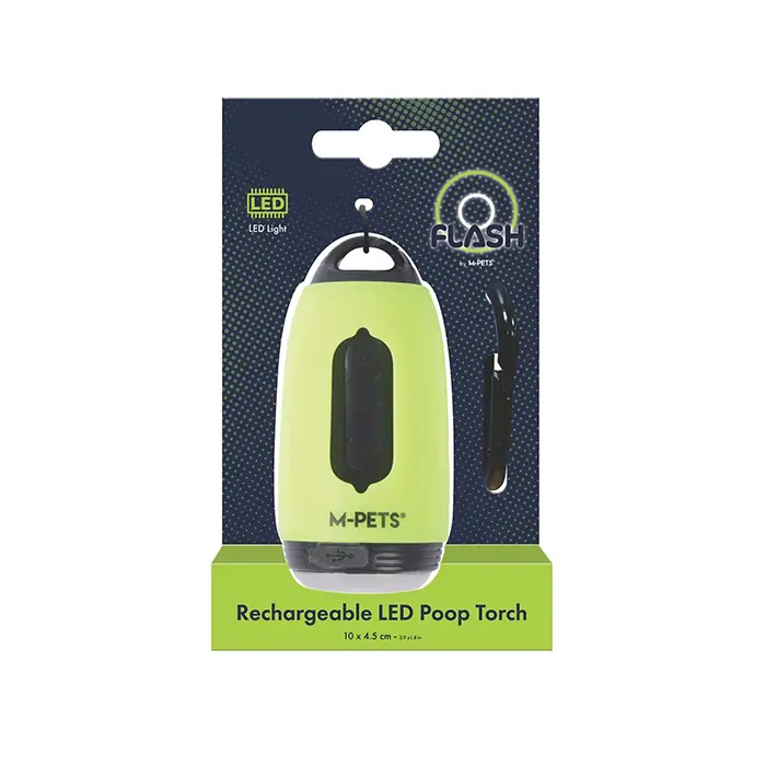 M-PETS FLASH LEDLİ DIŞKI POŞETİ KUTUSU