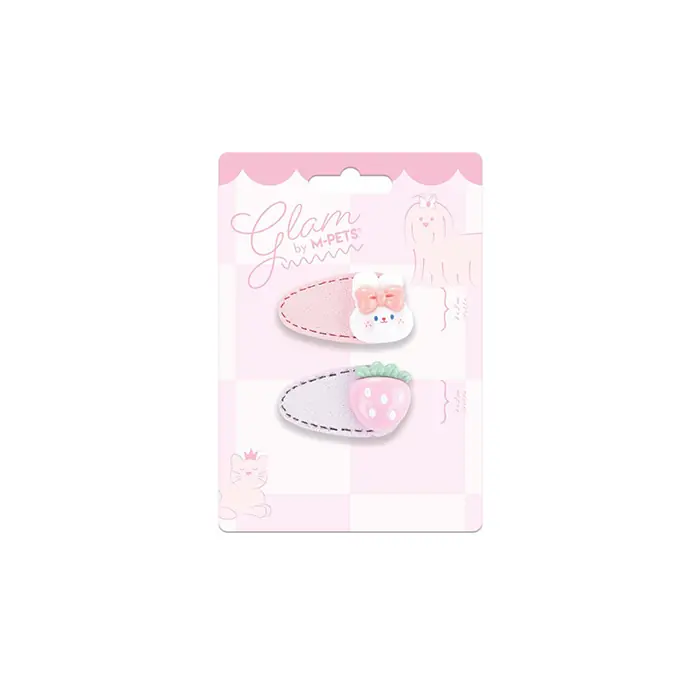 M-PETS GLAM FİGÜRLÜ KÖPEK TOKASI PEMBE