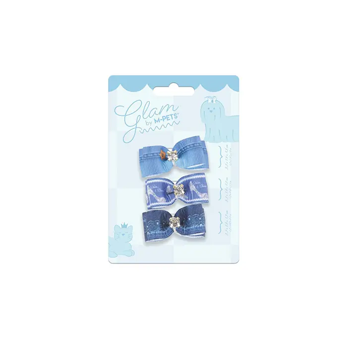 M-PETS GLAM FİYONK KÖPEK TOKASI MAVİ