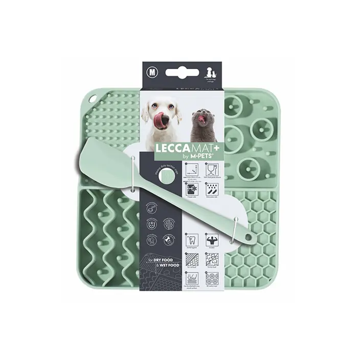 M-PETS LECCA KEDİ VE KÖPEK SIVI ÖDÜL MATI KAŞIKLI SET M