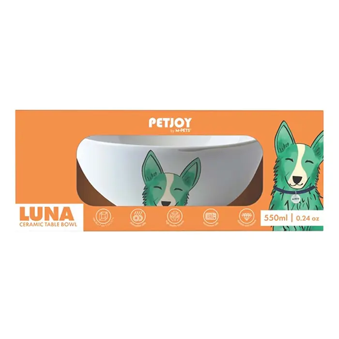 M-PETS LUNA SERAMİK MAMA KABI 550ML
