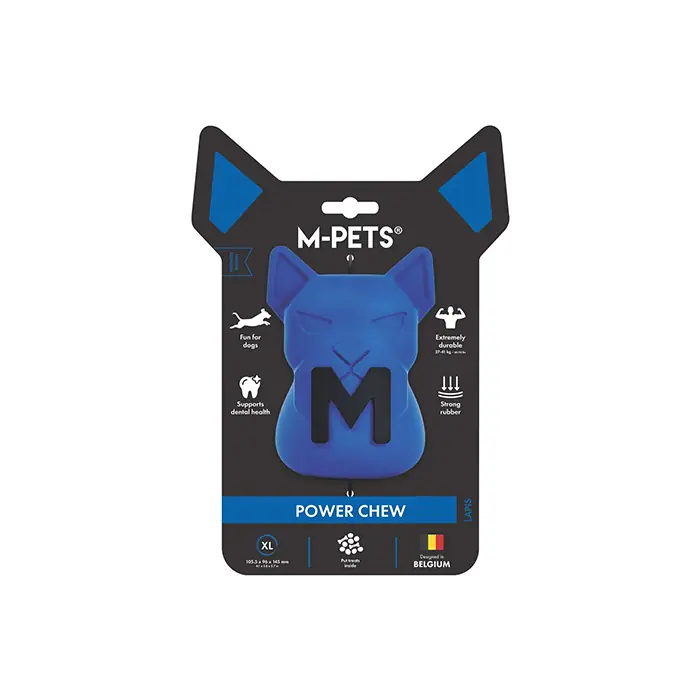 M-PETS POWER CHEW KAUÇUK KÖPEK ÖDÜL OYUNCAĞI LAPİS XLARGE