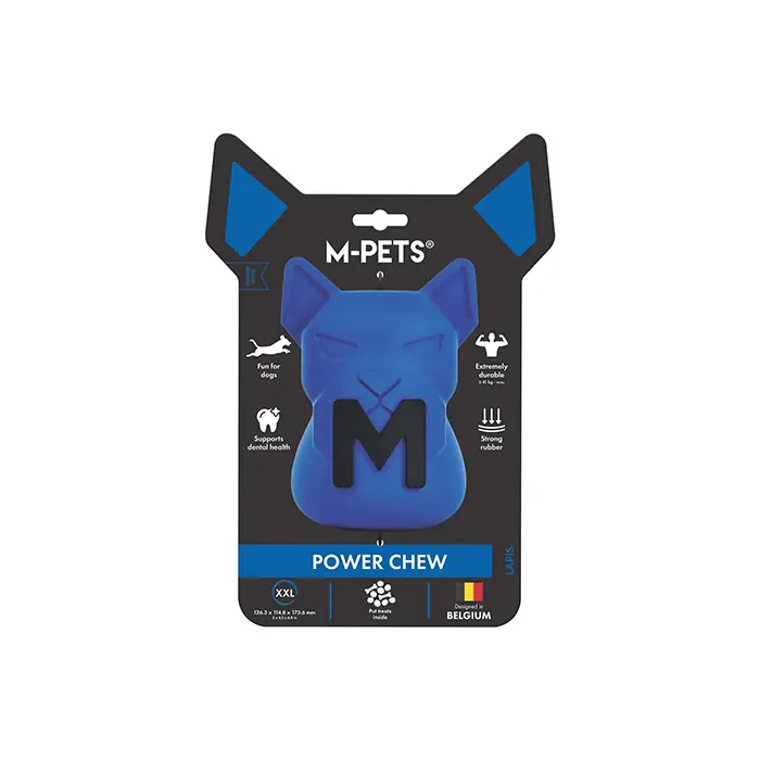M-PETS POWER CHEW KAUÇUK KÖPEK ÖDÜL OYUNCAĞI LAPİS XXLARGE