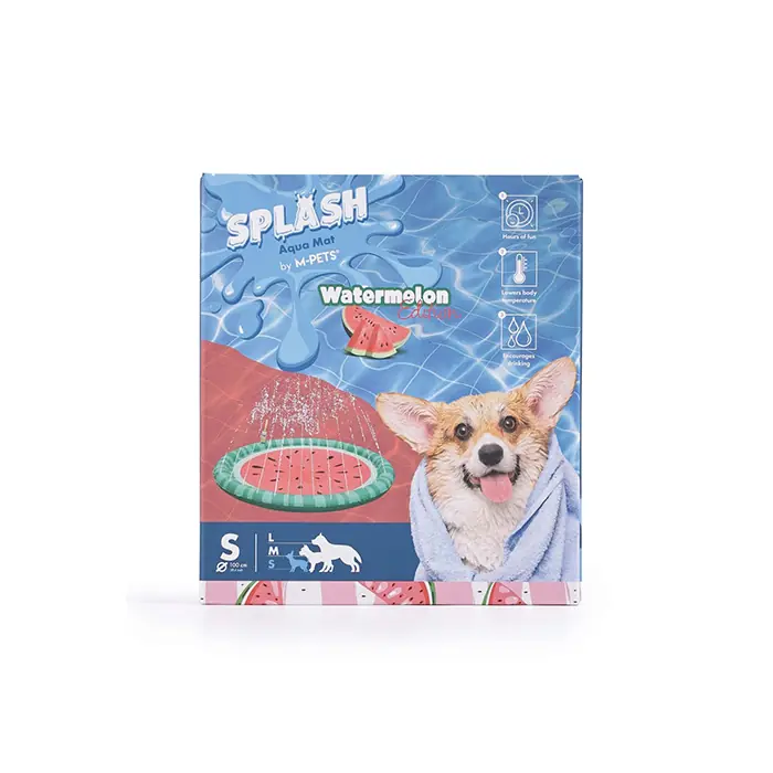 M-PETS SPLASH AQUA MAT KARPUZLU FİSKİYELİ OYUN HAVUZU 100CM SMALL
