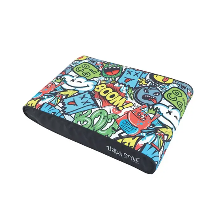 M-PETS URBANSTYLE CONTEMPO CUSHİON KÖPEK YATAĞI KARIŞIK RENKLİ MEDİUM 80X55X9 CM