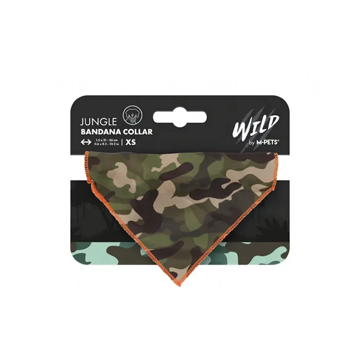 M-PETS WİLD JUNGLE KÖPEK BANDANA XSMALL