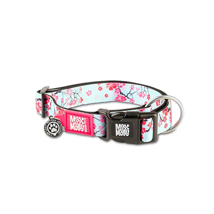 MAX & MOLLY SMART ID CHERRY BLOOM KÖPEK BOYUN TASMASI LARGE
