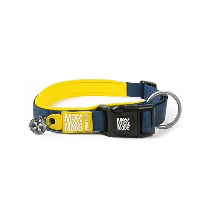 MAX & MOLLY SMART ID MATRİX YELLOW KÖPEK BOYUN TASMASI LARGE