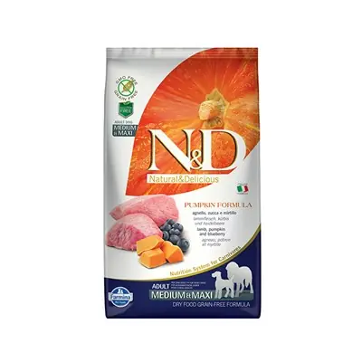 N&D DOG TAHILSIZ BALKABAKLI-KUZU-Y.MERSİNİ ADULT MEDİUM-MAXİ 2,5 KG