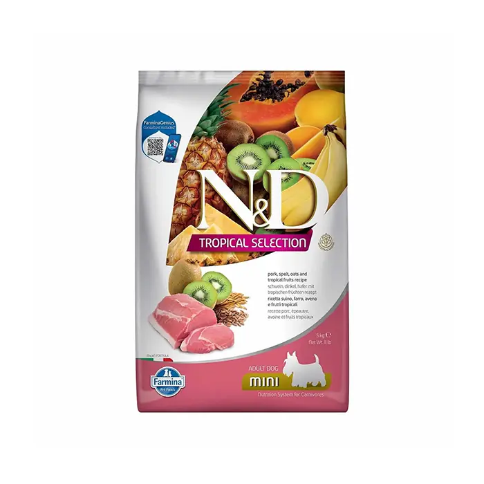 N&D TROPİCAL SELECTİON DOMUZ ETLİ YETİŞKİN KÖPEK MAMASI 5KG