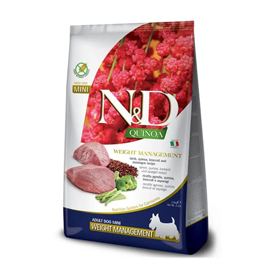 ND KİNOA WEİGHT MANAGEMENT MİNİ ADULT 2,5KG