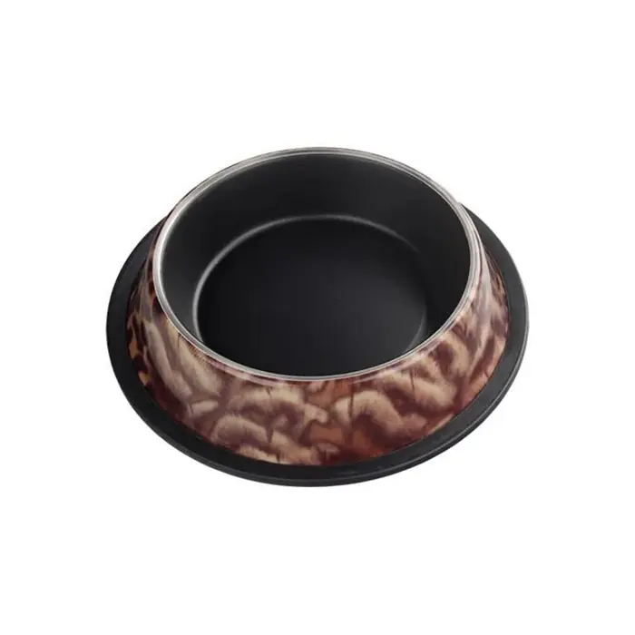 ORİPET LEOPAR 2 DESENLİ ÇELİK MAMA KABI 24 OZ 17CM