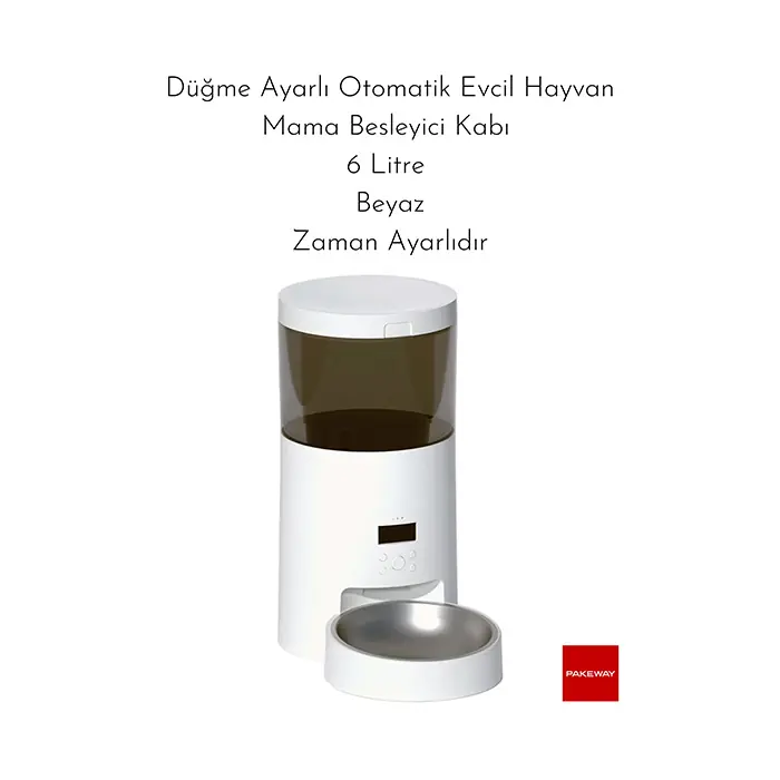 PAKEWAY ZAMAN AYARLI MAMA KABI 6 LİTRE BEYAZ