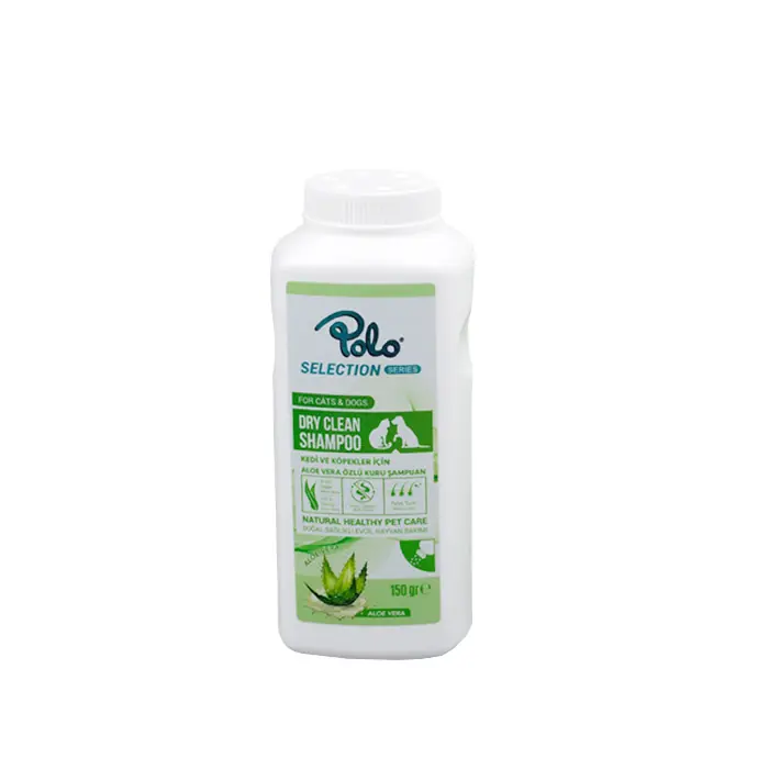 POLO ALOEVERA ÖZLÜ KEDİ-KÖPEK TOZ KURU ŞAMPUAN 150GR