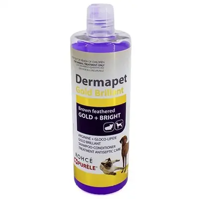 PURELE DERMAPET KAHVERENGİ KEDİ VE KÖPEK ŞAMPUANI 450 ML