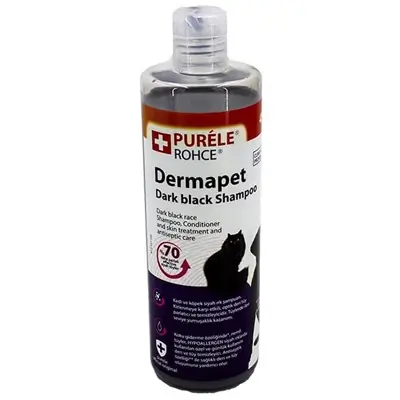 PURELE DERMAPET SİYAH KEDİ VE KÖPEK ŞAMPUANI 450 ML